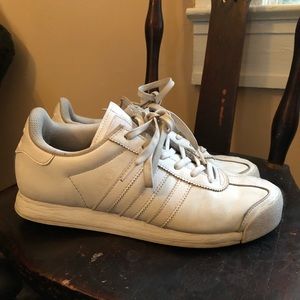 Adidas SAMOA all white size 9